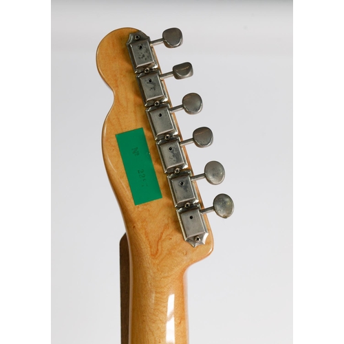 149 - FENDER BULLET STYLE SIX STRING ELECTRIC GUITAR, in red, bears green sticky label to the back of the ... 