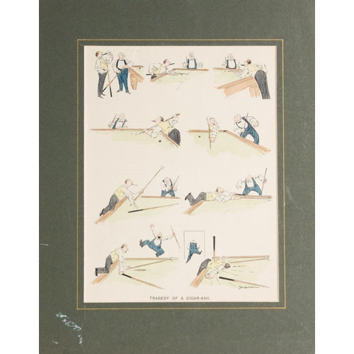 62 - BILLIARD RELATED PRINTS, viz 3 'Spy' portrtaits for Vanity Fair, 1885; 3 Embassy Snooker Celebrities... 