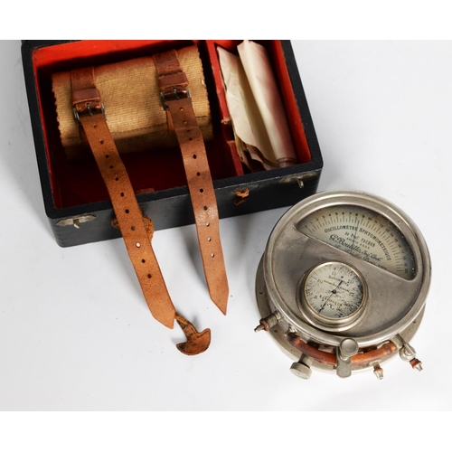 50 - MEDICAL EQUIPMENT: G. Boulitte of Paris 1930s Spygmographic Oscillometer (blood pressure gauge) 'du ... 