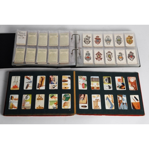 193 - CIGARETTE CARD SLIP-IN ALBUM containing 12 sets of W.D. & H.O. WILLS, mainly 1920s & 1930s C... 