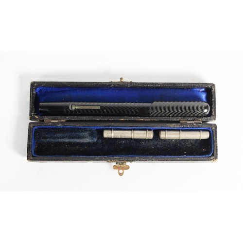 344 - VINTAGE, THE SPHINX, SELF-FILLING FOUNTAIN PEN, lever operated, with 14k gold knib marked - Bowlers,... 