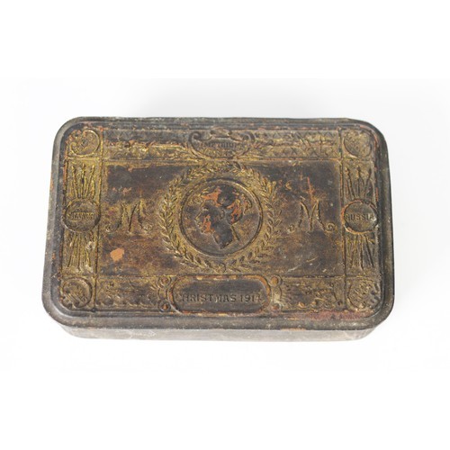 369 - WWII PRINCESS MARY GIFT TIN; containing a collection of 19th century and later silver and copper coi... 