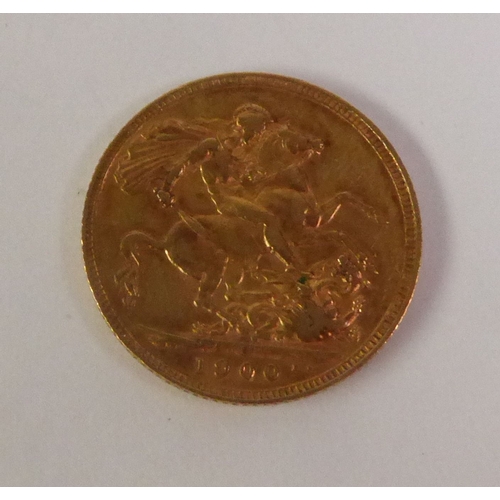 63 - VICTORIA 1900 FULL SOVEREIGN