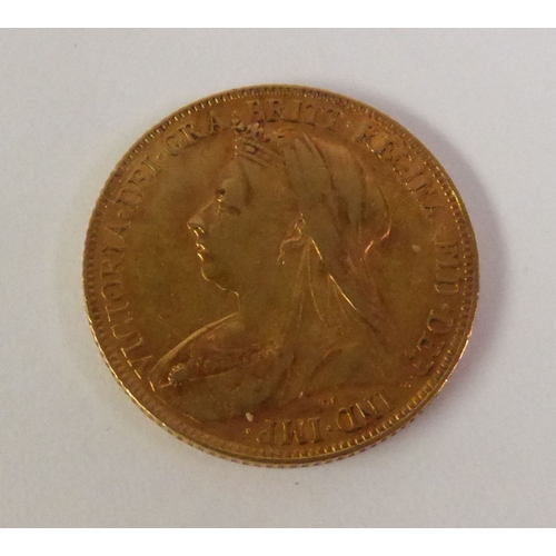 63 - VICTORIA 1900 FULL SOVEREIGN