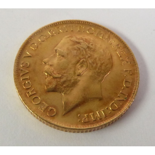 65 - GEORGE V 1914 FULL SOVEREIGN