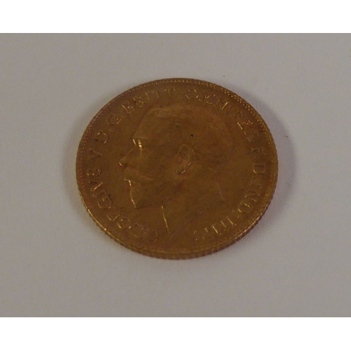 68 - GEORGE V 1914 HALF SOVEREIGN