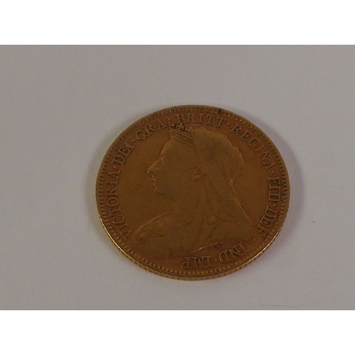 70 - VICTORIA 1896 HALF SOVEREIGN