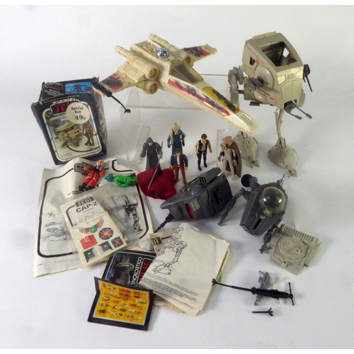 236 - STARWARS: The Empire Strikes Back AT-AT with no box, play worn though with original instructions pam... 