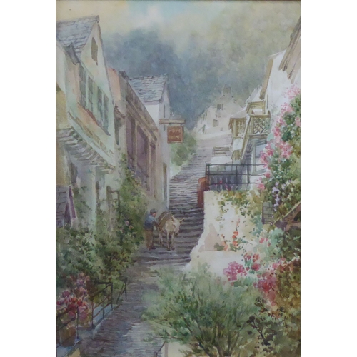 120 - BRITISH SCHOOL (LATE NINETEENTH/EARLY TWENTIETH CENTURY) WATERCOLOUR Clovelly, North DevonUnsigned 1... 