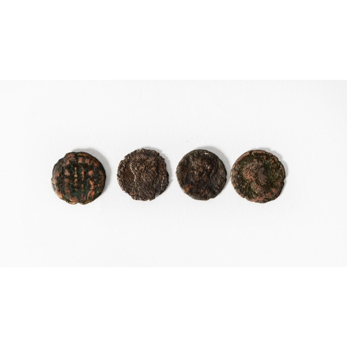 321 - ROMAN COINS: Constantine II Rome Mint bronze coin 336 AD, obv. FL IVL CONSTANTIVS NOB C, laureate, d... 