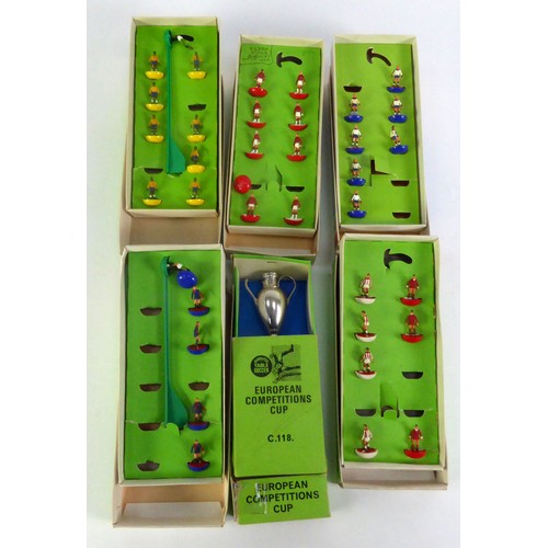 243 - SUBBUTEO BOXED TABLE SOCCER, Continental Club Edition (TEAMS INCOMPLETE)