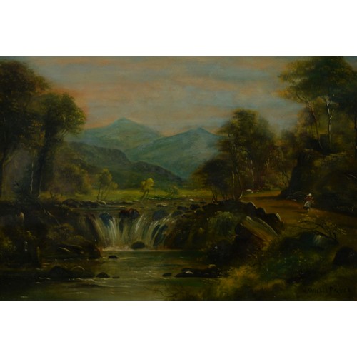 90 - N WILLIS PRYCE OIL PAINTING‘The Conwy Valley, Betws-y-Coed’ Signed, later titled in felt pen verso9 ... 