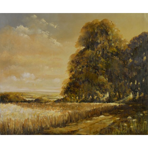 93 - ERIC WILLIAMSON (TWENTIETH CENTURY)FOUR OILS ON CANVASLandscapes Two signed 3 x 20” x 24” (50.8cm x ... 