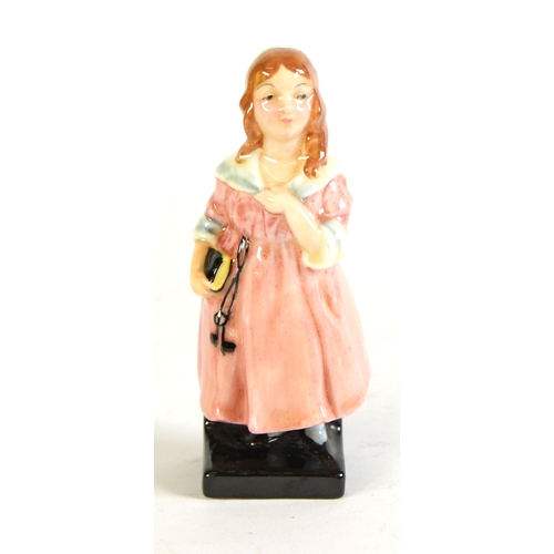 67 - DOULTON SMALL FEMALE FIGURE, Little Nell, M51, on black square base, designed by L Harradine, issued... 