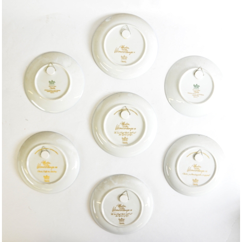 36 - BJORN WIINBLAD FOR ROSENTHAL STUDIO-LINIE, SET OF 5 ALADIN CHINA PLAQUES (one duplicated), boxed, 6 ... 