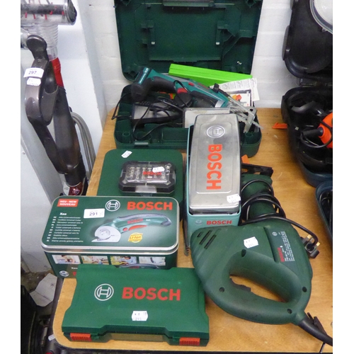 A BOSCH KEO CORDLESS GARDEN SAW, 10.8V, A BOSCH CISO CORDLESS PRUNER, A