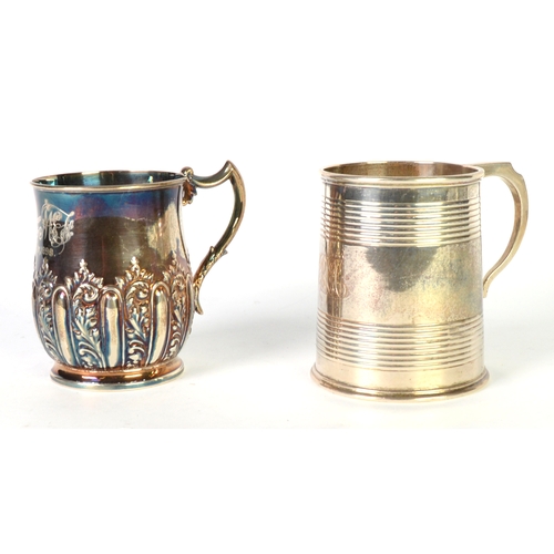 453 - EARLY TWENTIETH CENTURY SILVER HALF-PINT MUG BY GOLDSMITHS & SILVERSMITHS COMPANY, London 1920, ... 