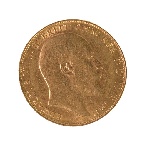 40 - EDWARD VII 1905 GOLD FULL SOVEREIGN