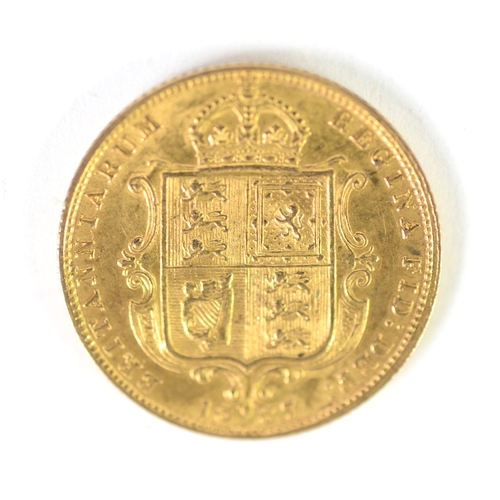 43 - QUEEN VICTORIA 1887 GOLD HALF SOVEREIGN