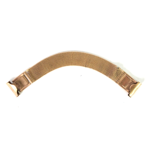 83 - 9ct GOLD MESH WATCH STRAP, 14gms