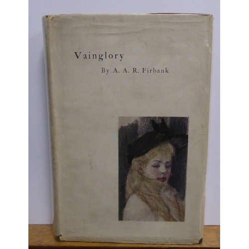 66 - Ronald Firbank - Vainglory, pub Grant Richards, 1915, 1st edition, printed by The Riverside Press, w... 