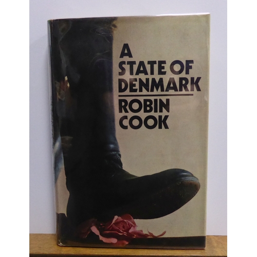 101 - Robin Cook - A State of Denmark, pub Hutchinson, 1970 1st ed, dj clipped but with price 35s net £1.7... 