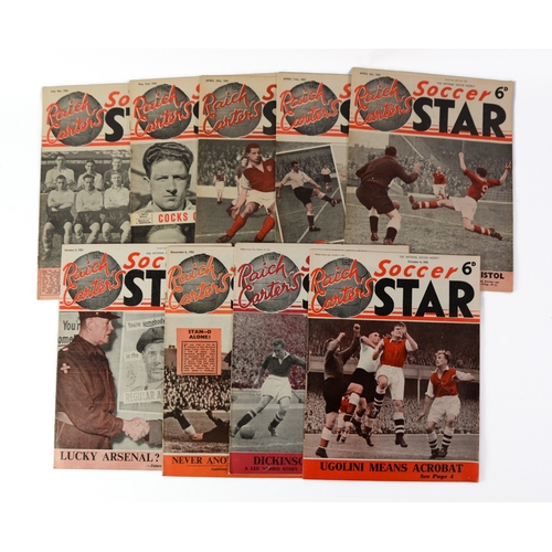 198 - TEN RAICH CARTER'S SOCCER STARS from October 1952/53 (varying condition)