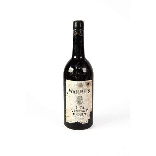 124 - BOTTLE OF WARRE’S VINTAGE PORT, 1975, label grubby and with tears and losses