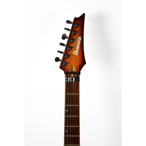 35 - IBANEZ PESTIGE SIX STRING ELECTRIC GUITAR, S6570SK-STB SUNSET BURST, F1712422, with tags, in branded... 