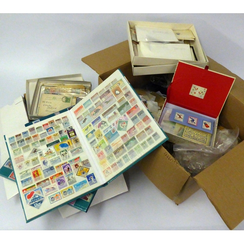 153 - STAMPS-NEATLY ORGANISED MIXED LOT, to include GB first day covers; three S/Bs of All-World; two albu... 