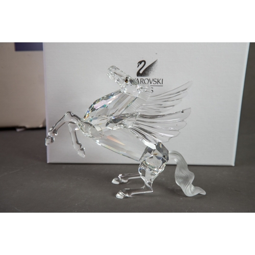 193 - BOX SWAROVSKI ANNUAL EDITION 1998 ‘FABULOUS CREATURES’- THE PEGASUS, GLASS ANIMAL MODEL, with certif... 