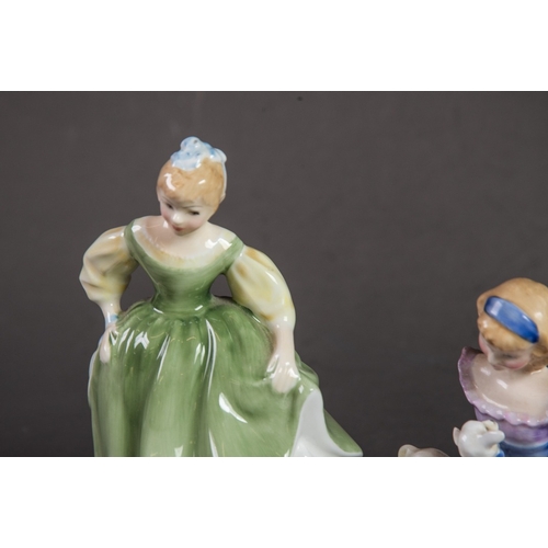 58 - ROYAL DOULTON CHINA GROUP, Mary had a little lamb, HN 2048, designed by P. Davies, issued 1948 - 198... 