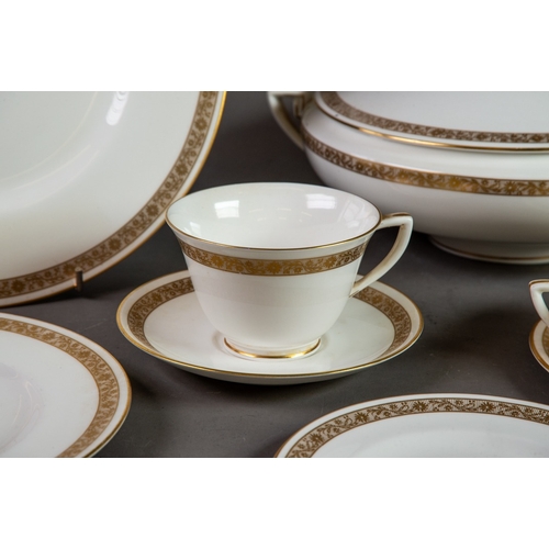 109 - SIXTY FIVE PIECE ROYAL WORCESTER ‘GOLDEN ANNIVERSARY’ CHINA PART DINNER AND TEA SERVICE, comprising:... 