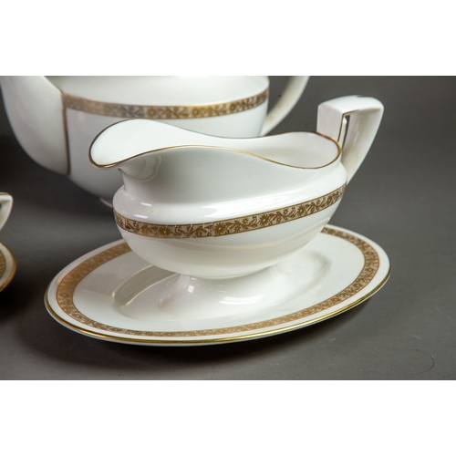 109 - SIXTY FIVE PIECE ROYAL WORCESTER ‘GOLDEN ANNIVERSARY’ CHINA PART DINNER AND TEA SERVICE, comprising:... 