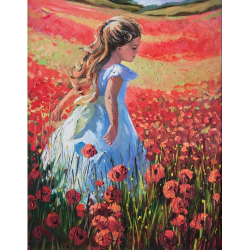 220 - SHEREE VALENTINE DAINES (1959) ARTIST SIGNED LIMITED EDITION COLOUR PRINT‘Summer Meadow’ (144/195) w... 