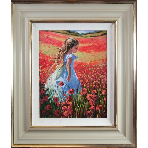 220 - SHEREE VALENTINE DAINES (1959) ARTIST SIGNED LIMITED EDITION COLOUR PRINT‘Summer Meadow’ (144/195) w... 