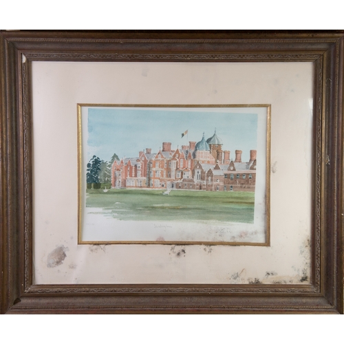 197 - H R H CHARLES III (1948)ARTIST SIGNED LIMITED EDITION COLOUR PRINT‘Sandringham’ (128/295)Signed with... 