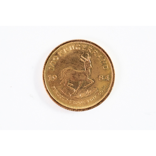 61 - 1/10th KRUGERRAND GOLD COIN 1984