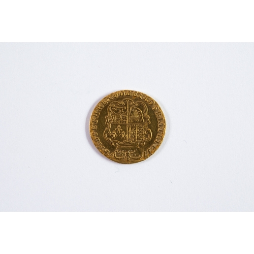 66 - GEORGE III 1774 GOLD GUINEA, 8.4gms