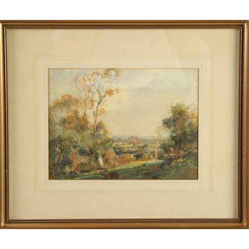 241 - ALBERT ERNEST BROCKBANK R B A (b.1862)WATERCOLOURS, A PAIR Landscapes Signed lower left and lower ri... 