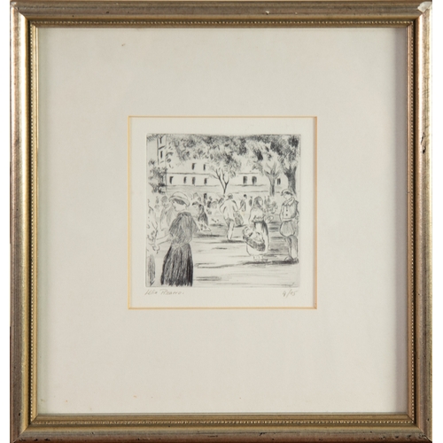 302 - LELIA PISSARRO (1963)ETCHINGFigures in a ParkSigned and numbered 4/15 in pencil4