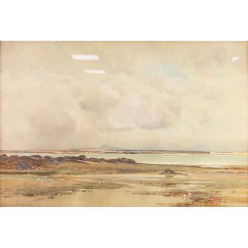 275 - GEORGE COCKRAM (1851-1950) WATERCOLOUR Coastal scene, probably AngleseySigned 26” x 39” (66cm x 99cm... 