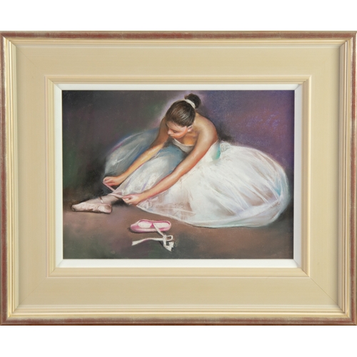 115 - DOMINGO (1946) PASTEL ‘Preparando II’ Unsigned, attributed and titled to gallery label verso11 ¼” x ... 