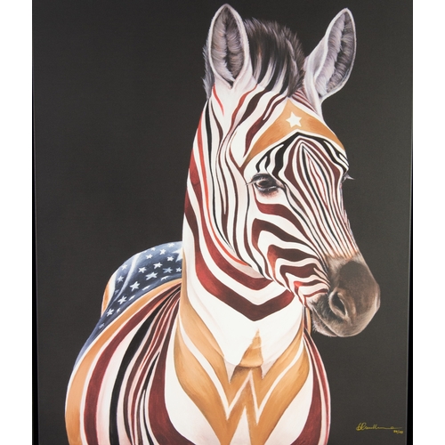 125 - HAYLEY GOODHEAD (MODERN) ARTIST SIGNED LIMITED EDITION COLOUR PRINT ON CANVAS‘Wonder Woman’ (84/195)... 