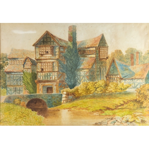 268 - FAIRFAX (EARLY TWENTIETH CENTURY)WATERCOLOUR Little Moreton Hall, CheshireSigned 18” x 26” (45.8cm x... 