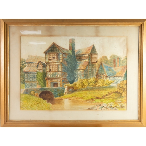 268 - FAIRFAX (EARLY TWENTIETH CENTURY)WATERCOLOUR Little Moreton Hall, CheshireSigned 18” x 26” (45.8cm x... 