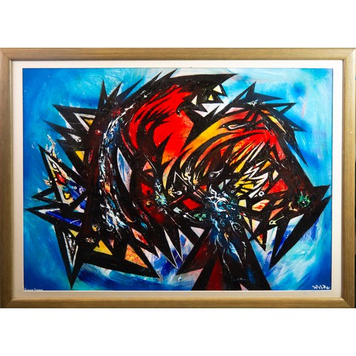 188 - DAVID WILDE (1918-1978) ACRYLIC ON BOARD‘Giant Thorn’ Signed and titled 21” x 29” (53.3cm x 73.7cm)... 
