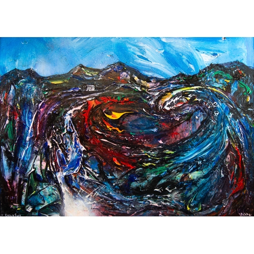 189 - DAVID WILDE (1918-1978) ACRYLIC ON BOARD‘Carreg Fawr’ Signed and titled 19 ¼” x 27 ¼” (49cm x 69.2cm... 