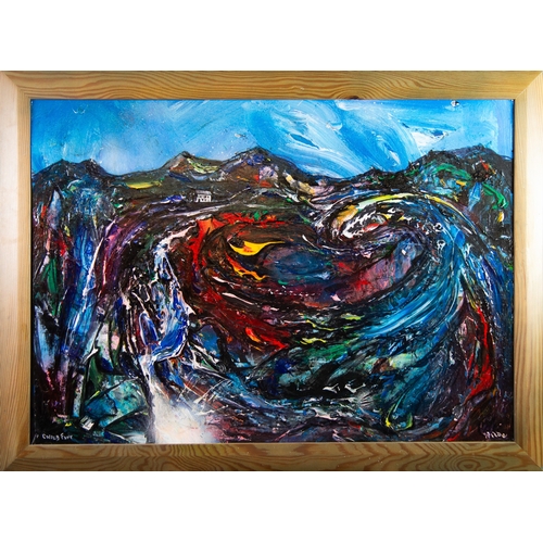 189 - DAVID WILDE (1918-1978) ACRYLIC ON BOARD‘Carreg Fawr’ Signed and titled 19 ¼” x 27 ¼” (49cm x 69.2cm... 