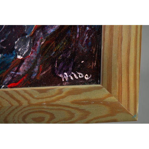 189 - DAVID WILDE (1918-1978) ACRYLIC ON BOARD‘Carreg Fawr’ Signed and titled 19 ¼” x 27 ¼” (49cm x 69.2cm... 